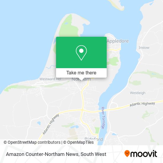 Amazon Counter-Northam News map