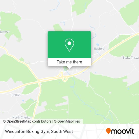 Wincanton Boxing Gym map