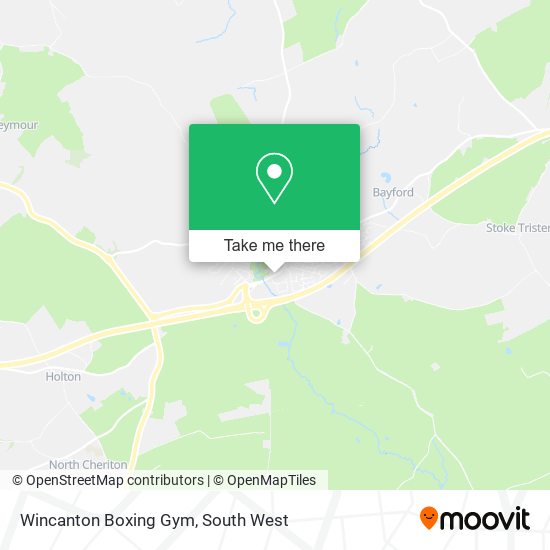 Wincanton Boxing Gym map