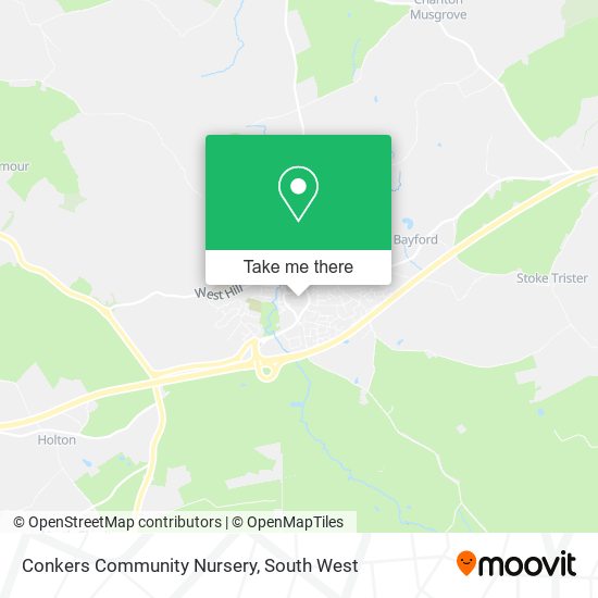 Conkers Community Nursery map