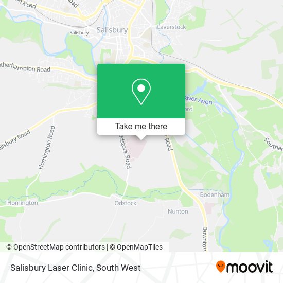 Salisbury Laser Clinic map