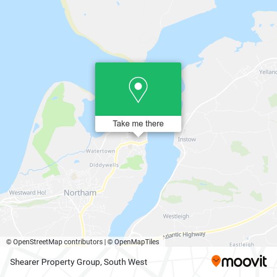 Shearer Property Group map