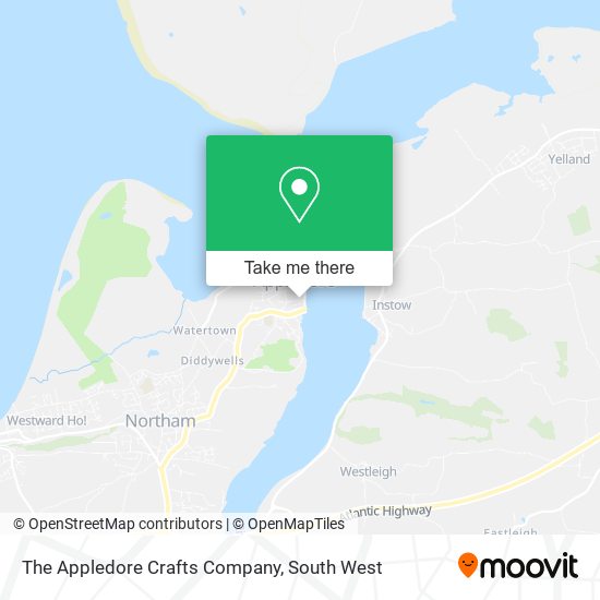 The Appledore Crafts Company map