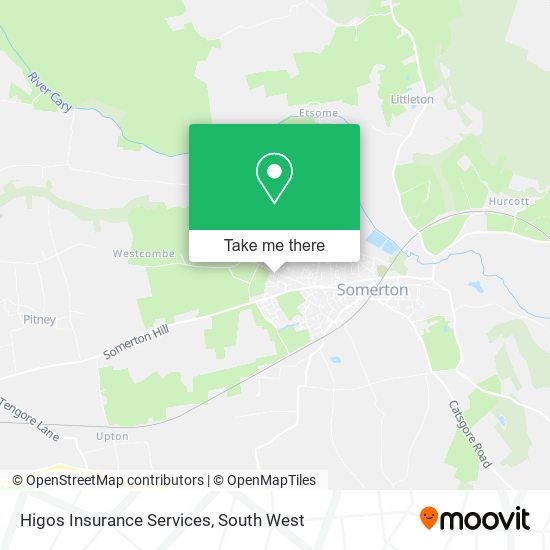 Higos Insurance Services map