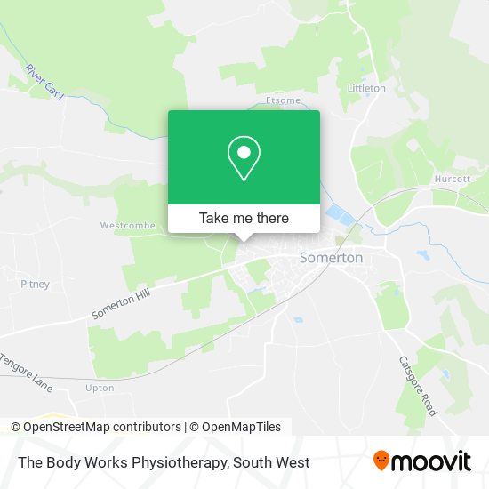 The Body Works Physiotherapy map