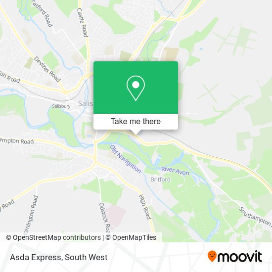 Asda Express map