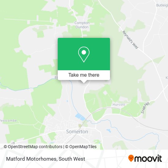 Matford Motorhomes map