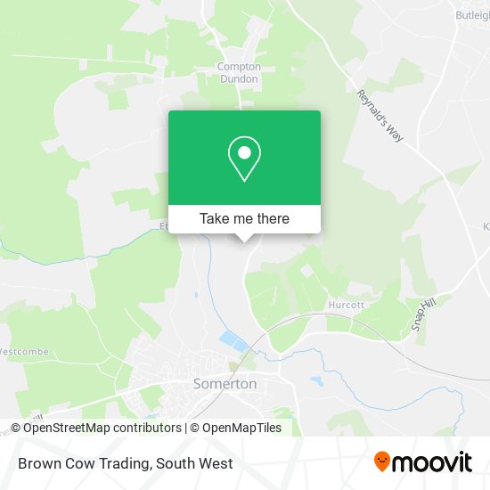 Brown Cow Trading map