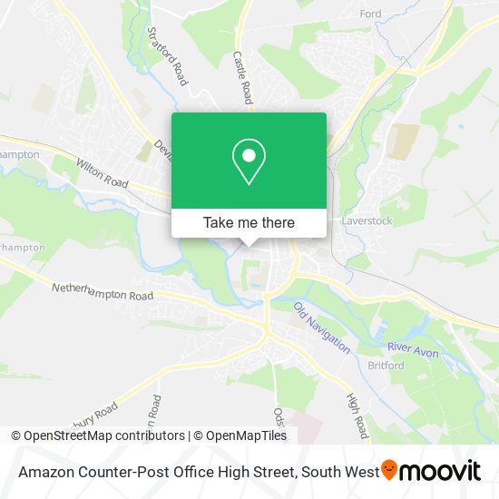 Amazon Counter-Post Office High Street map
