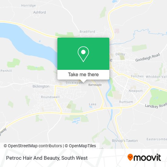 Petroc Hair And Beauty map