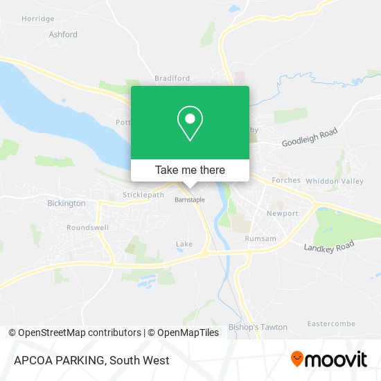 APCOA PARKING map