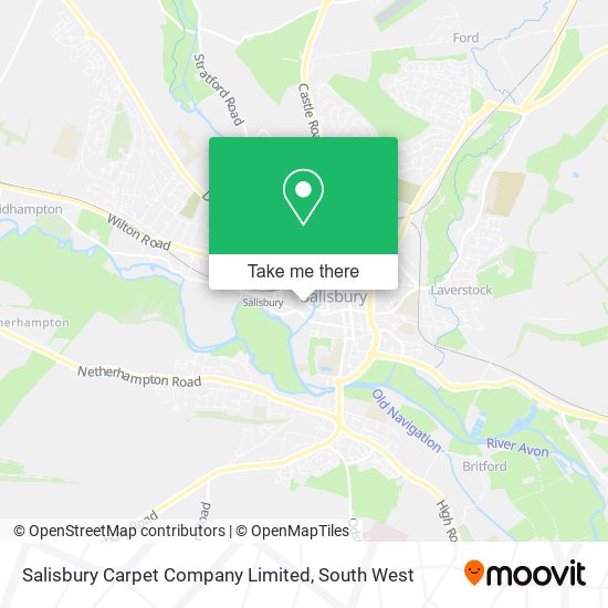 Salisbury Carpet Company Limited map