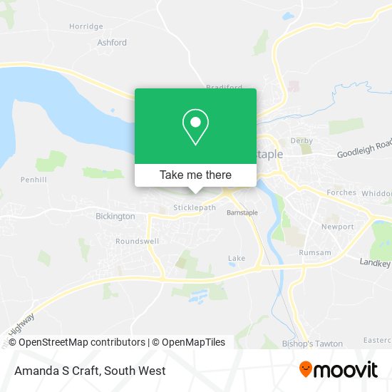Amanda S Craft map
