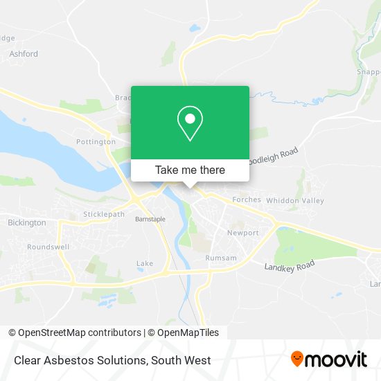 Clear Asbestos Solutions map