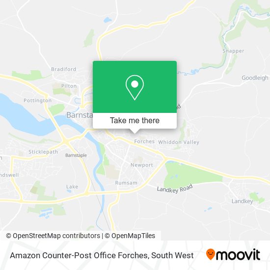 Amazon Counter-Post Office Forches map