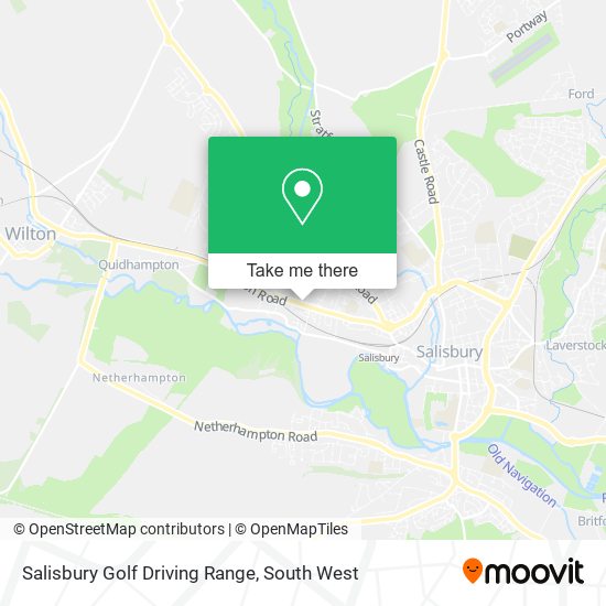 Salisbury Golf Driving Range map