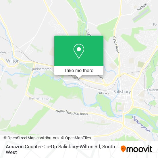 Amazon Counter-Co-Op Salisbury-Wilton Rd map