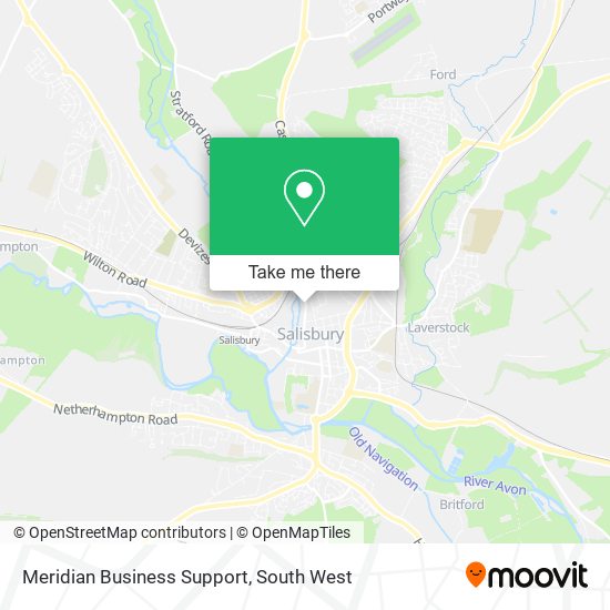 Meridian Business Support map