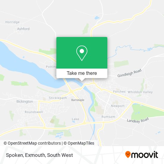Spoken, Exmouth map