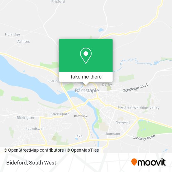 Bideford map