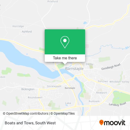Boats and Tows map