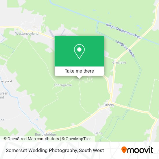 Somerset Wedding Photography map