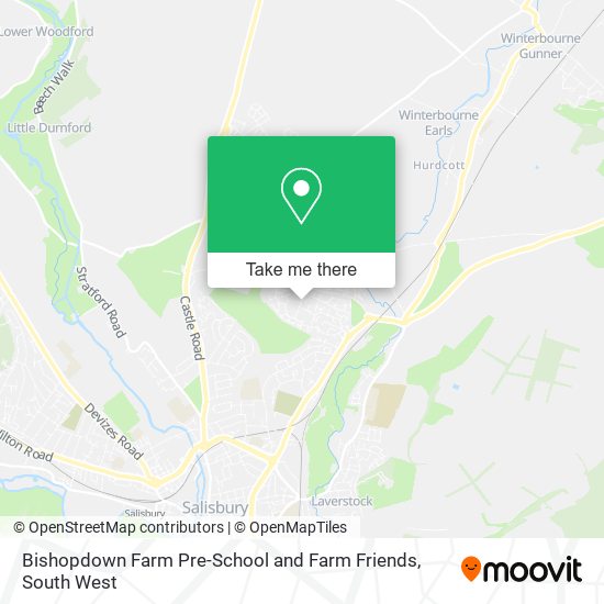 Bishopdown Farm Pre-School and Farm Friends map