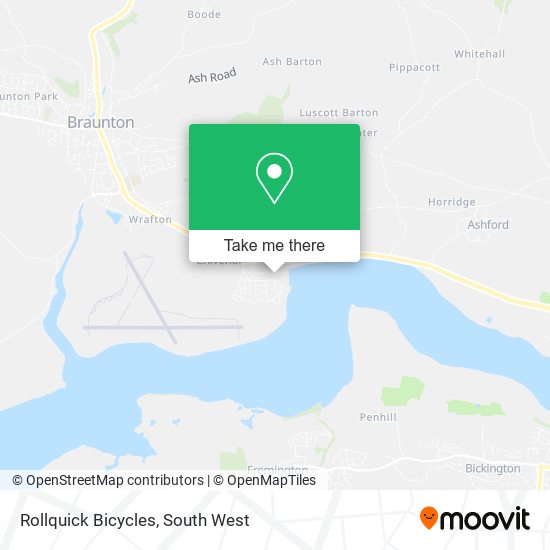 Rollquick Bicycles map