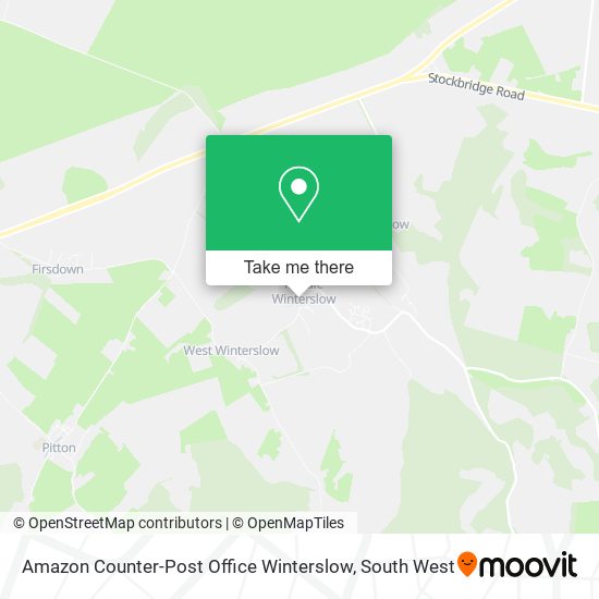 Amazon Counter-Post Office Winterslow map