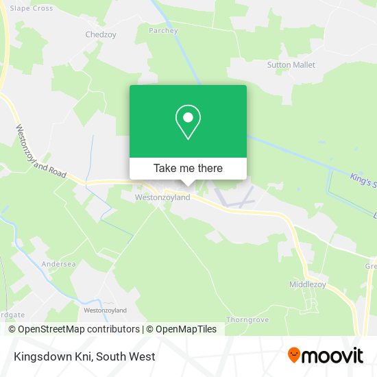 Kingsdown Kni map