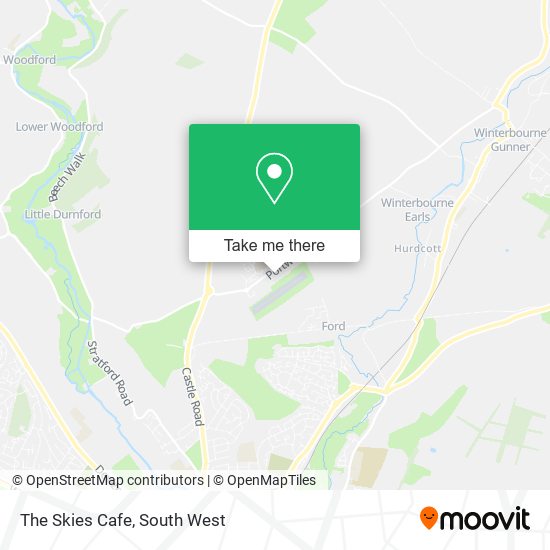The Skies Cafe map
