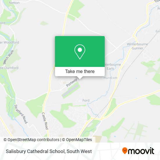Salisbury Cathedral School map