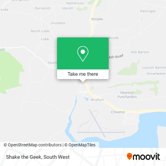 Shake the Geek map