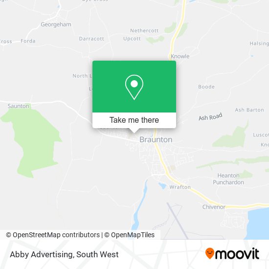 Abby Advertising map