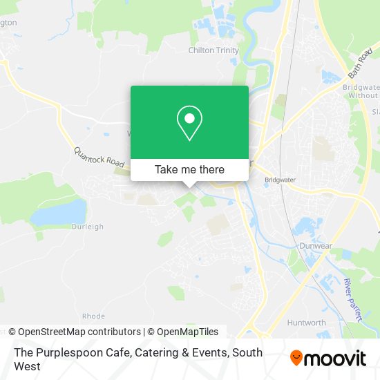 The Purplespoon Cafe, Catering & Events map