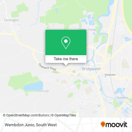 Wembdon Junio map