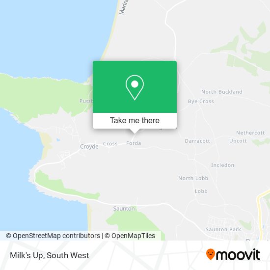 Milk's Up map