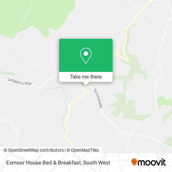 Exmoor House Bed & Breakfast map