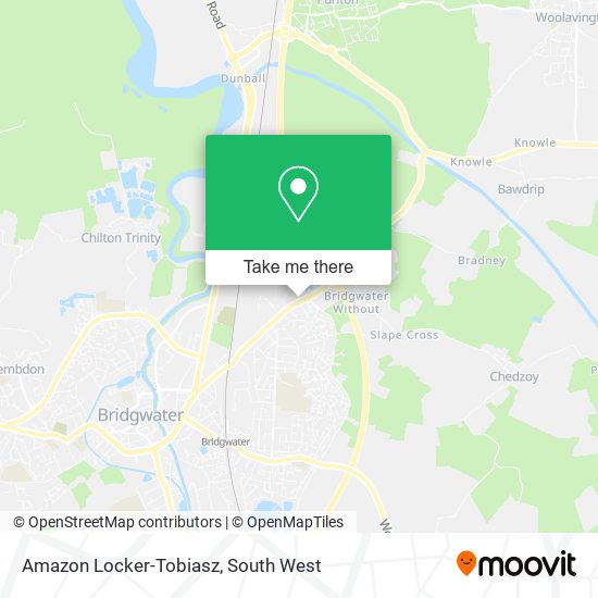 Amazon Locker-Tobiasz map