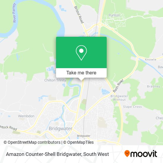 Amazon Counter-Shell Bridgwater map