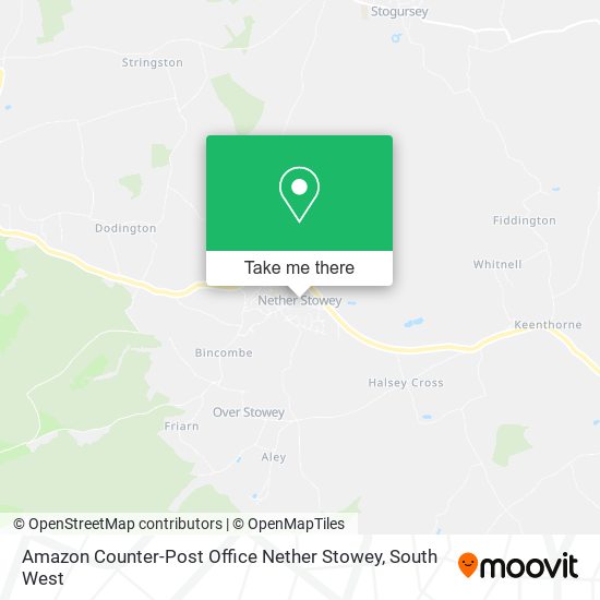 Amazon Counter-Post Office Nether Stowey map
