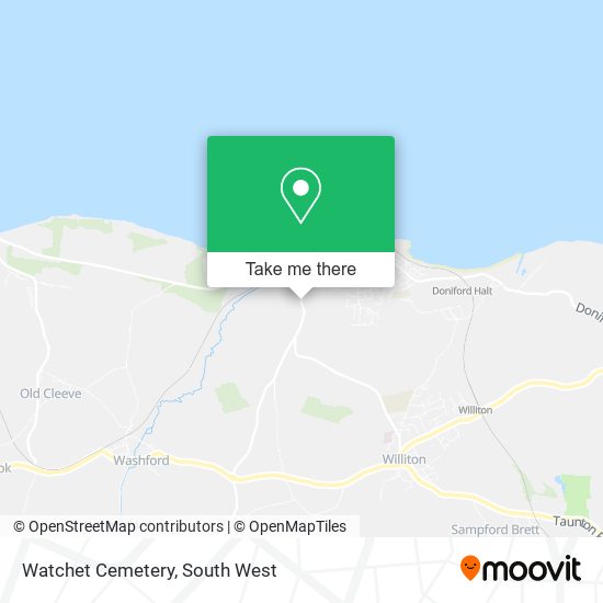 Watchet Cemetery map