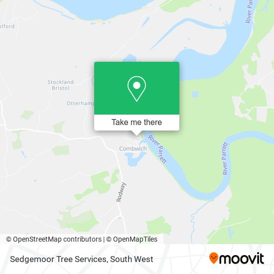 Sedgemoor Tree Services map