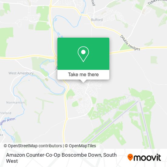 Amazon Counter-Co-Op Boscombe Down map