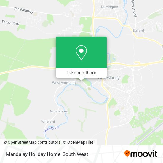 Mandalay Holiday Home map