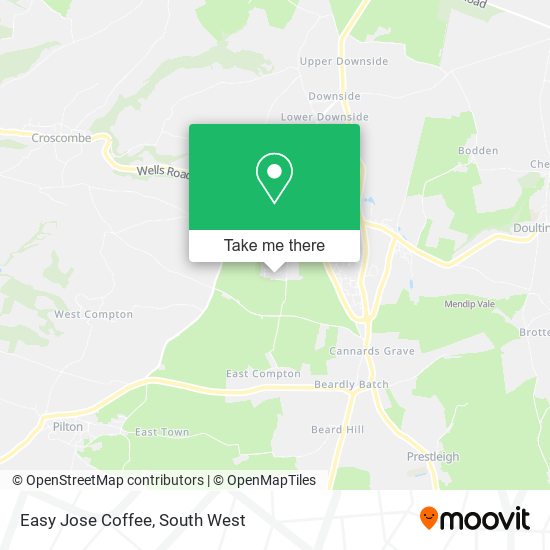 Easy Jose Coffee map