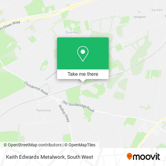 Keith Edwards Metalwork map