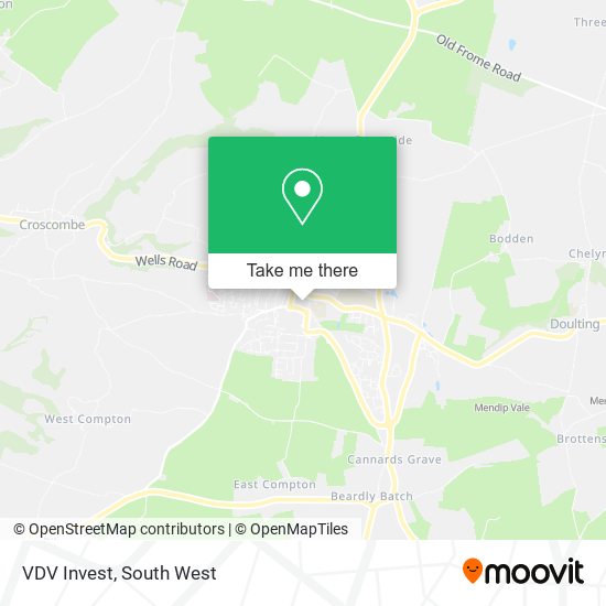 VDV Invest map