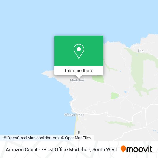 Amazon Counter-Post Office Mortehoe map