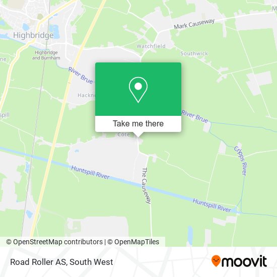 Road Roller AS map